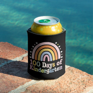 100th Day of Kindergarten Teacher Kids 100 Days Can Cooler