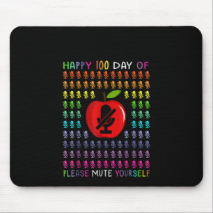 100Th Day Of Please Mute Yourself 100 Days Of Virt Mouse Mat