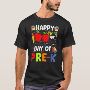 100th Day Of Pre K Teachers Kids 100 Days Of Schoo T-Shirt