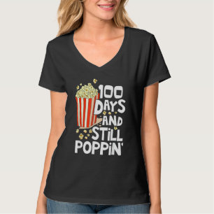 100th Day Of School 100 Days And Still Poppin Kid T-Shirt