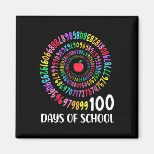 100th Day Of School 100 Days Math Number Teacher K Magnet