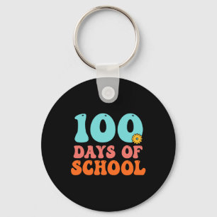 100th Day Of School 100 Days Of School Teacher Stu Key Ring