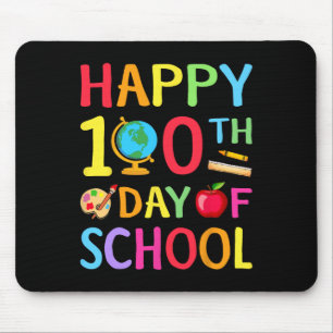 100th Day Of School 100 Days Of School Teacher Stu Mouse Mat