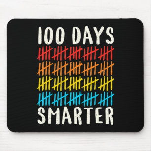 100th Day Of School 100 Days Smarter Teacher Stude Mouse Mat