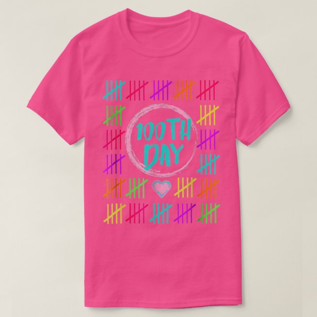 100Th Day Of School 100Th Days Gift For Teacher T-Shirt (Design Front)