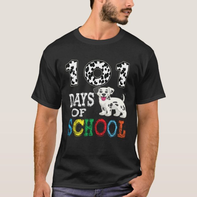 100th Day Of School 101 Days Smarter 100 for Boys  T-Shirt (Front)