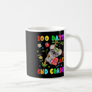 100th Day Of School 2nd Grade Koala Happy 100 Days Coffee Mug