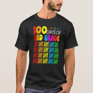 100th Day Of School 3rd grade Teacher 100 Days Sm T-Shirt