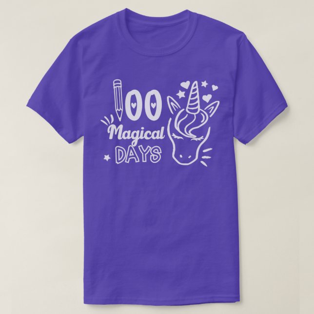 100th Day of School 4 T-Shirt (Design Front)