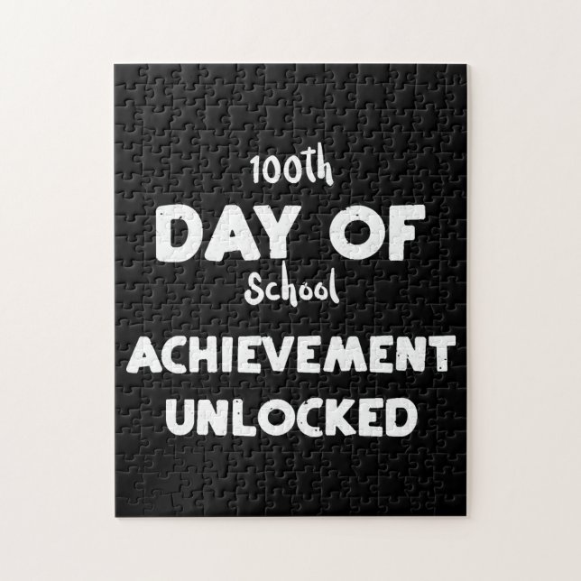 100th Day Of School Achievement... Jigsaw Puzzle (Vertical)