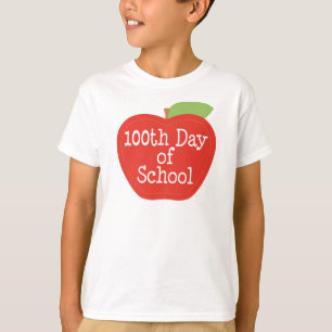 100th Day of School Apple T-Shirt
