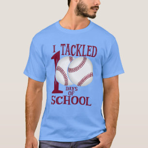100th Day of School Baseball 100 Days Of School T-Shirt