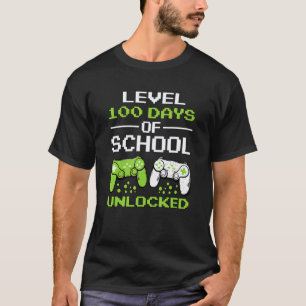 100th Day of School Boys Kids Teachers Happy 100 D T-Shirt