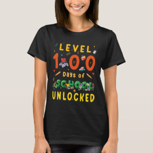 100th Day of School Boys Level 100 Days of School T-Shirt