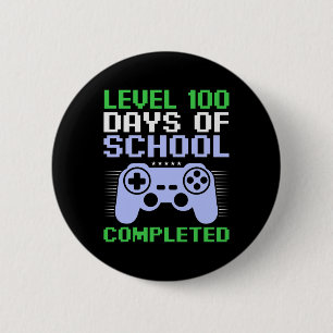 100th Day Of School Completed For Kids  6 Cm Round Badge