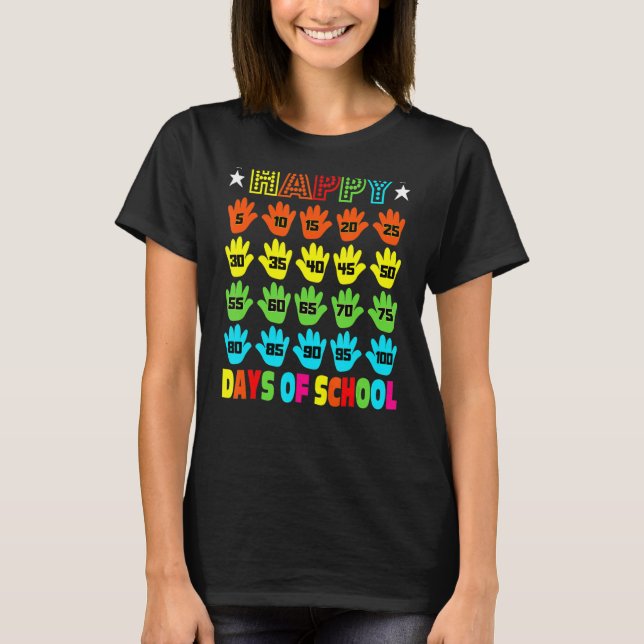 100th Day Of School Costume For Kids Girls Boys 10 T-Shirt (Front)