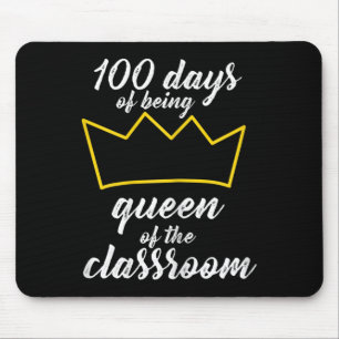 100th Day of School Design For Teachers and Studen Mouse Mat