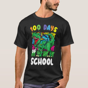 100th Day Of School Dino Kids Happy 100 Days Dinos T-Shirt