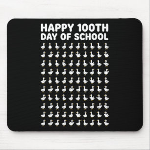 100th Day Of School Ducks Goose Counting Teacher S Mouse Mat