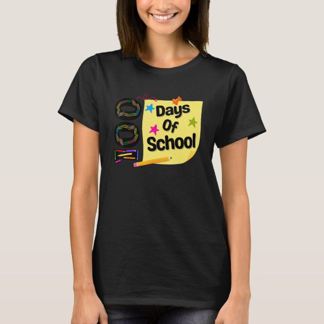 100th Day Of School For Teachers Kids Child Happy  T-Shirt (Front)