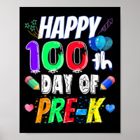100th Day Of School Gift 100 Days Of Pre-k Teacher