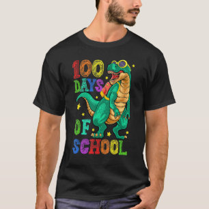 100th Day Of School Happy 100 Days Of School Dinos T-Shirt