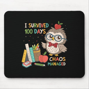 100th Day Of School - I Survived 100 Days - Chaos Mouse Mat