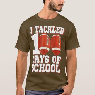 100th Day of School - I Tackled 100 Days Of School T-Shirt