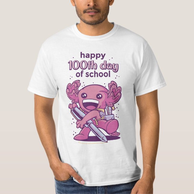 100th day of school invitation T-Shirt (Front)