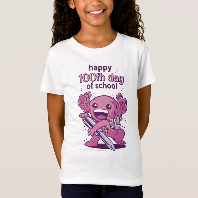 100th day of school invitation T-Shirt (Front)