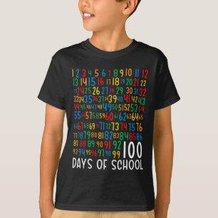 100th Day Of School Kids 100 Days Learning Math Nu T-Shirt