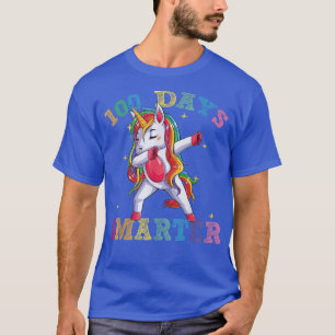 100TH Day Of School Kids 100 Days Smarter Dabbing T-Shirt