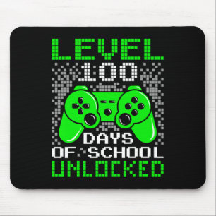 100th Day Of School Kids Level 100 Days Of School Mouse Mat