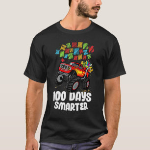 100th Day Of School Monster Truck 100 Smarter_2 T-Shirt