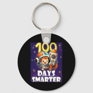 100th Day Of School My Students Are 100 Days Smart Key Ring