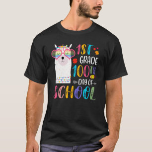 100th day of School No Prob Llama 100 Days Of 1st  T-Shirt