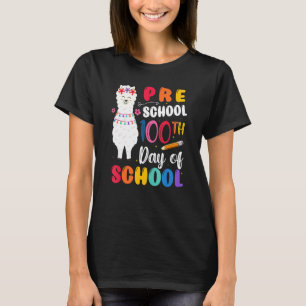 100th Day Of School No Prob Llama 100th Day Presch T-Shirt