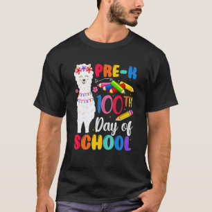 100th Day Of School No Prob Llama Happy 100th Day T-Shirt