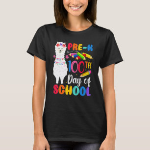 100th Day Of School No Prob Llama Happy 100th Day T-Shirt