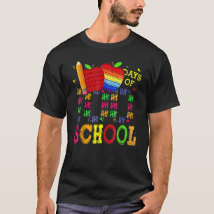 100th Day Of School Pop It  100 Days Smarter Teach T-Shirt