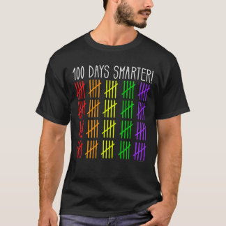 100th Day of School Rainbow Counting Teacher T-Shirt