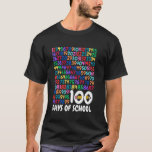 100th Day of School Retro Math Numbers Teachers Ki T-Shirt<br><div class="desc">100th Day of School Retro Math Numbers Teachers Kids 2025</div>