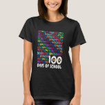 100th Day of School Retro Math Numbers Teachers Ki T-Shirt<br><div class="desc">100th Day of School Retro Math Numbers Teachers Kids 2025</div>