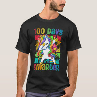 100Th Day Of School Shirt 100 Days Smarter Dabbing