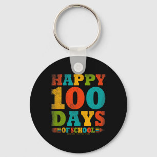 100th Day Of School Shirts Teacher Kids Back To Sc Key Ring