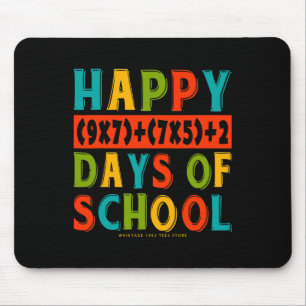 100th Day Of School Shirts Teacher Kids Back To Sc Mouse Mat