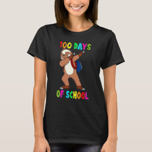100th Day Of School Sloth100 Days School Sloth T-Shirt