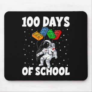 100th Day Of School Space Astronaut 100 Days Smart Mouse Mat