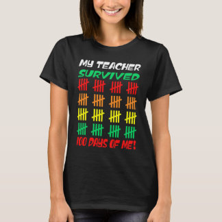 100th Day of School Student Teacher 100 Days of Sc T-Shirt
