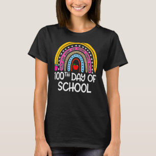 100th Day Of School Teacher 100 Days Smarter Boho T-Shirt